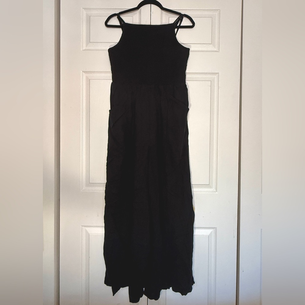 American Eagle Strappy High Neck Wide Leg Bodysuit